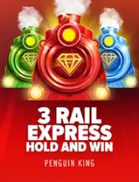 3 rail express hold and win slot logo